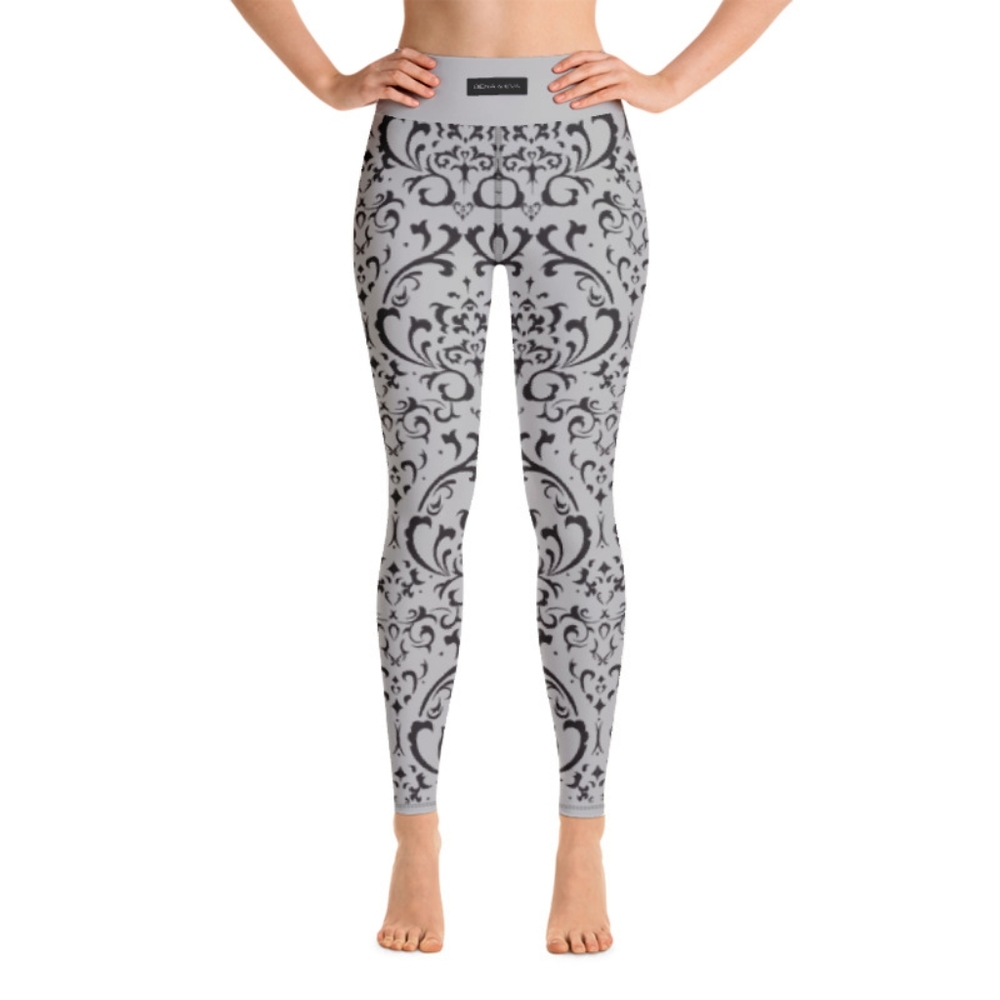 ❤ Bena & Eva Yoga Leggings - Pattern Light Gray